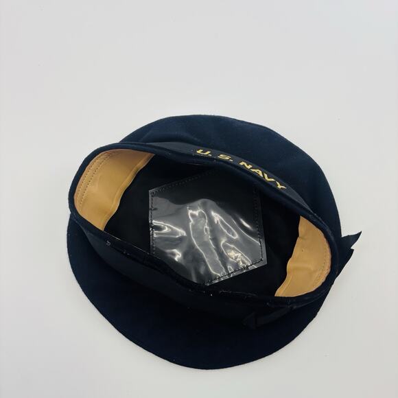 Vintage WWII U.S. Navy Wool Sailors Hat Beret Cap Collectible History - Picture 6 of 7